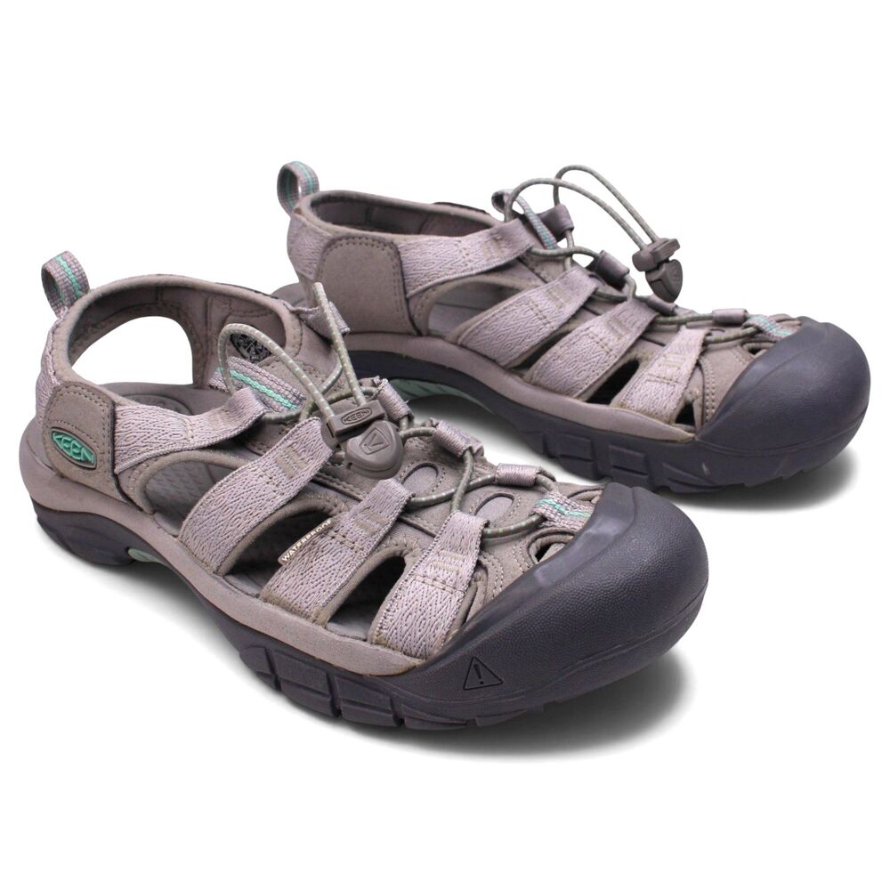 KEEN Newport H2 Womens 8 Grey Ocean Wave Water Hiking Sandals